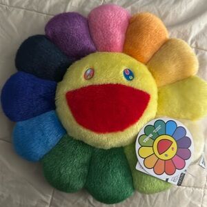 AUTHENTIC Takashi Murakami MoMA Exclusive 30cm Flower Plush Pillow
